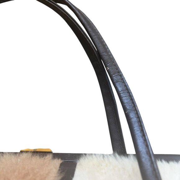 Vintage Lee Roye Genuine Kangaroo Fur Handbag Purse Australia - Picture 8 of 9